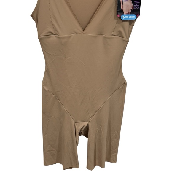 NEW Maidenform Tummy Control Shapewear Bodysuit Slimming High Waist Women's L - Picture 6 of 14